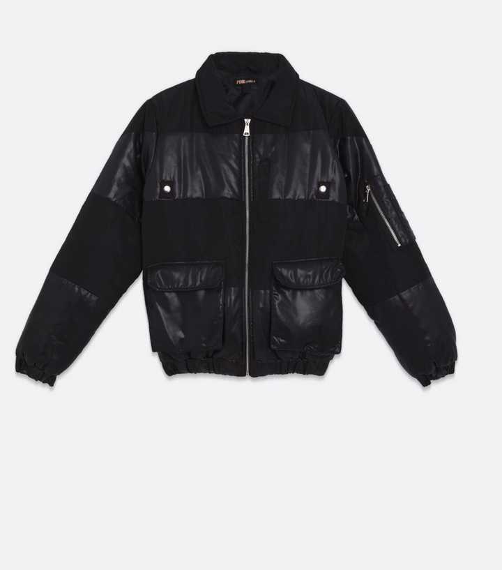 Convertible leather jacket bag - black – Pink Vanilla