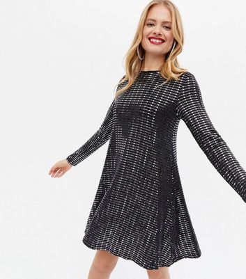 blue with silver dresses