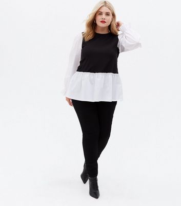 Peplum shop shirt jumper