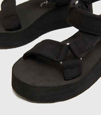 New look cheap black wedge sandals