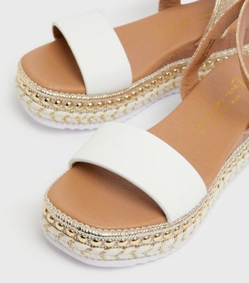 New look white espadrilles sale