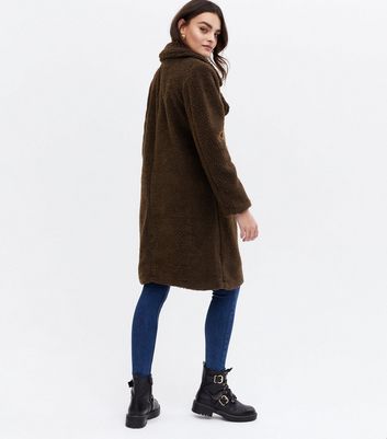 Dark blue clearance teddy coat