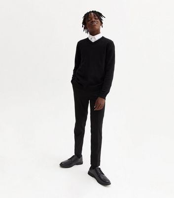 New look clearance black school jumper