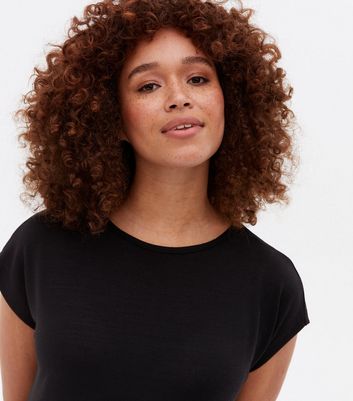 Click to view product details and reviews for Black Leopard Print Fine Knit Side Peplum Top New Look.