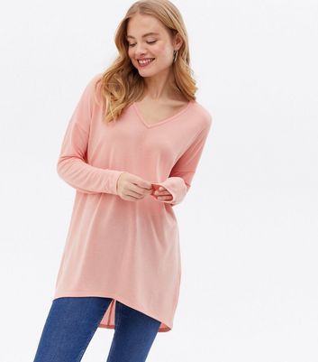 Nina Fine Knit Top Blush Pink