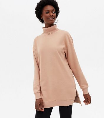 Oversized turtleneck sweater dress on sale