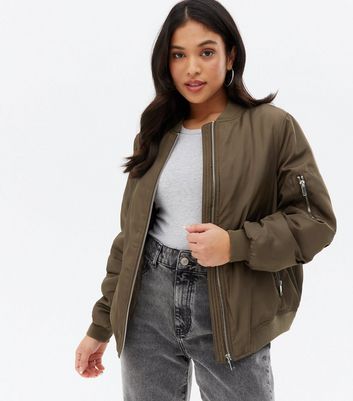 Ladies bomber jacket deals new look