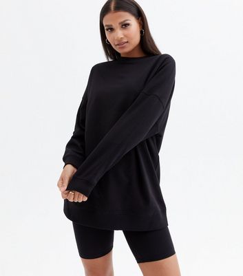 black jersey jumper