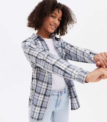 Gingham shirt girls sale