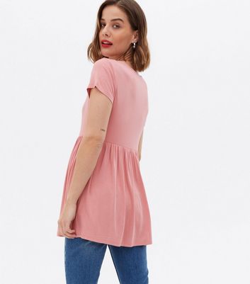 Click to view product details and reviews for Maternity Mid Pink Button Peplum Top New Look. Click to view product details and reviews for Maternity Mid Pink Button Peplum Top New Look.