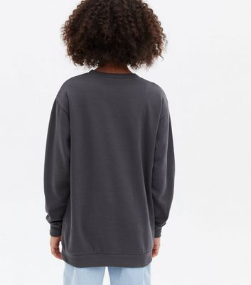 Long shop grey sweatshirt