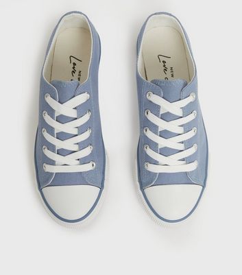 pale blue trainers