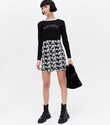 Floral tube skirt new deals look