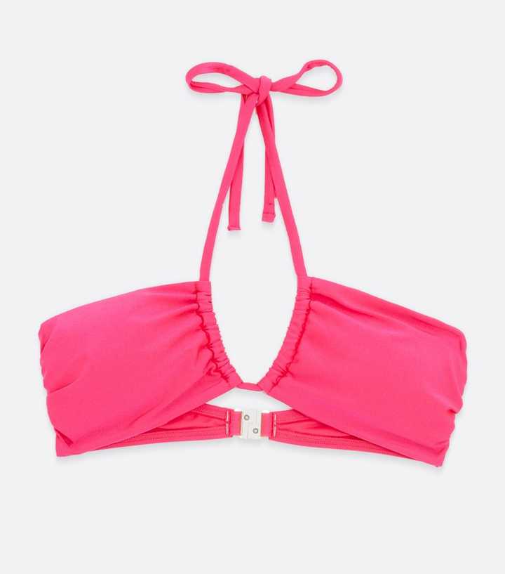 Get Active Fuchsia Pink Knotted Bikini Top – Shop the Mint