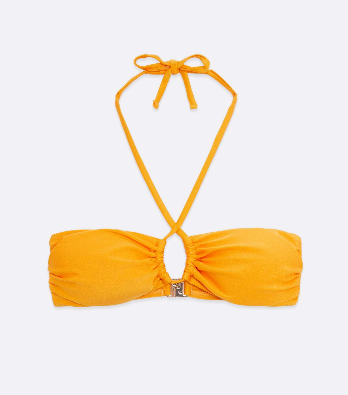 Bright Orange Multiway Bandeau Bikini Top Image 6