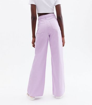 Tall Lilac Extreme Wide Leg Jeans | New 