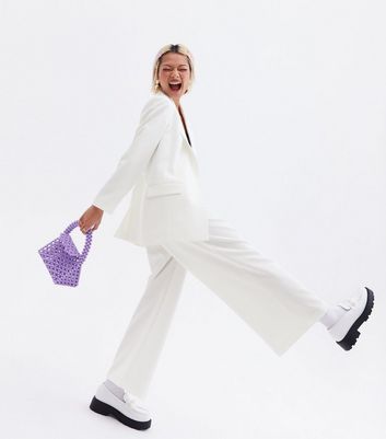 Click to view product details and reviews for Suits You Petite White Revere Collar Blazer New Look.
