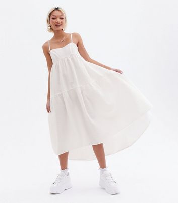Click to view product details and reviews for Always Dreaming Petite White Tiered Strappy Midi Dress New Look. Click to view product details and reviews for Always Dreaming Petite White Tiered Strappy Midi Dress New Look.
