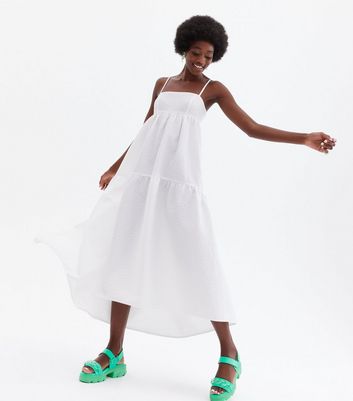 Click to view product details and reviews for Always Dreaming Tall White Tiered Strappy Midi Dress New Look. Click to view product details and reviews for Always Dreaming Tall White Tiered Strappy Midi Dress New Look.
