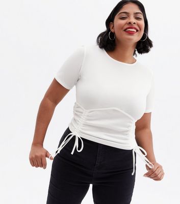 plus size ruched tshirt