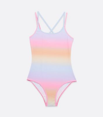 pink ombre swimsuit