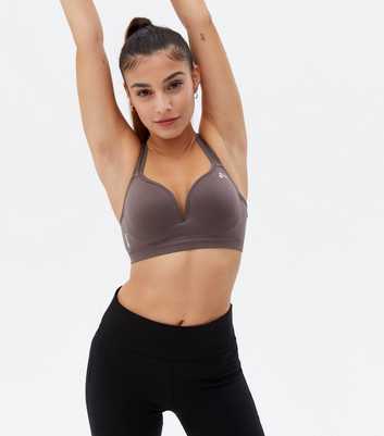 ONLY PLAY Grey Seamless Sports Crop Top