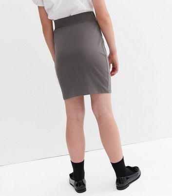 Grey skirt new outlet look