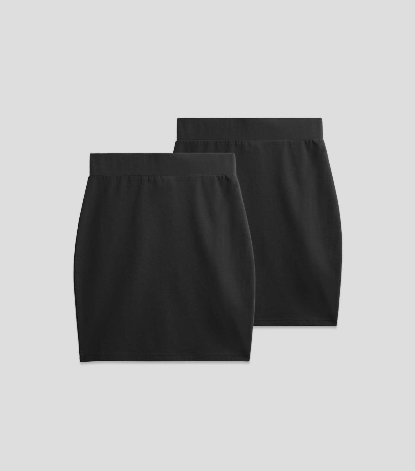 Girls 2 Pack Black Tube Skirts Image 5