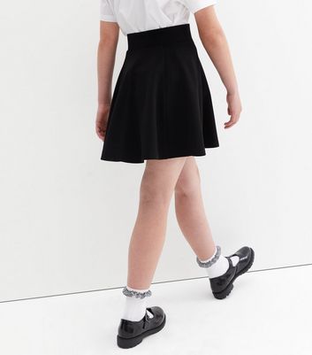 High waisted pleated outlet skater skirt