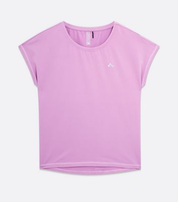 Only Play Pink Logo Sports Training T Shirt New Look