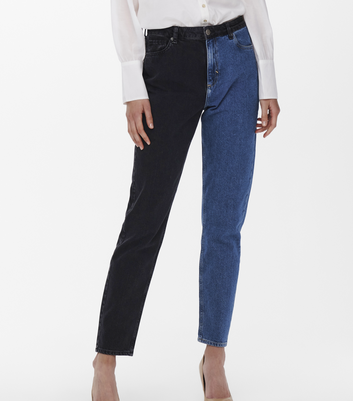 Two tone hot sale jeans for women