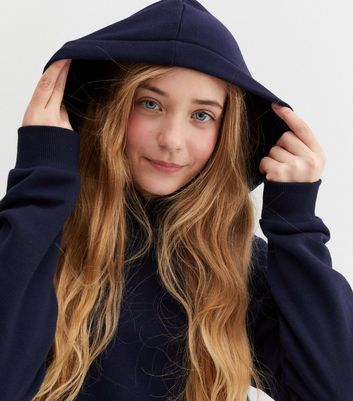 Girls hot sale navy hoody