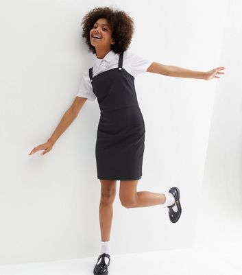 Black school clearance pinafore