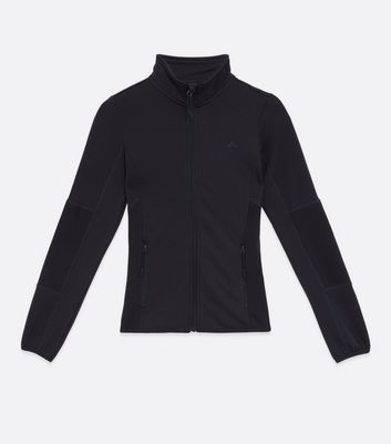 ONLY PLAY Black High Neck Zip Sports Jacket