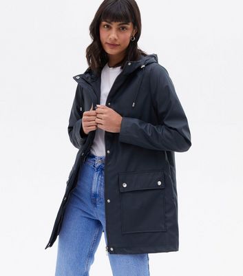 navy anorak