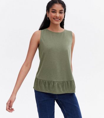 Peplum cheap vest top