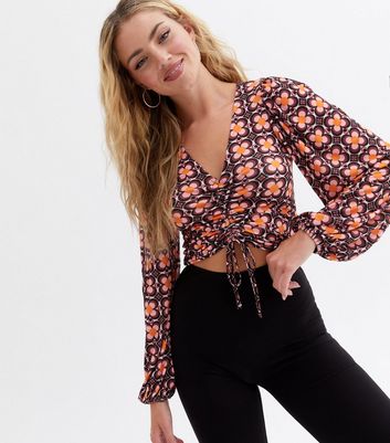 new look ruched top