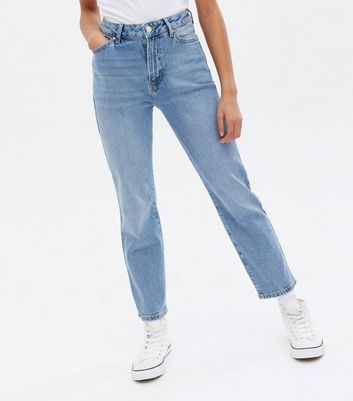 Girls Blue Hannah Straight Leg Jeans 