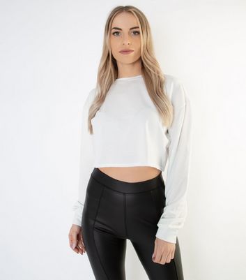 oversized cropped sweatshirt