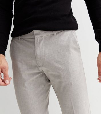 Slim Fit Trousers Dark Gray - TIE HOUSE