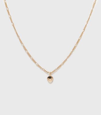 Damen Accessoires Gold Diamanté Alien Pendant Necklace