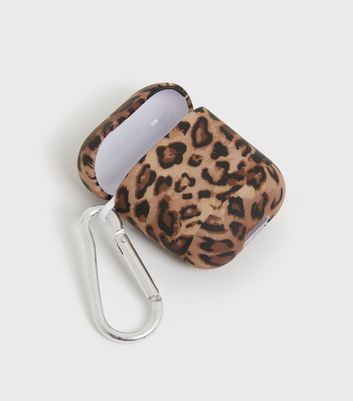 Brown Leopard Print AirPod Case