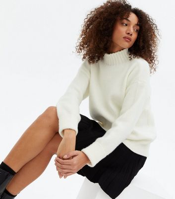 Fluffy high hotsell neck jumper