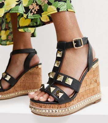cork wedge sandals for women
