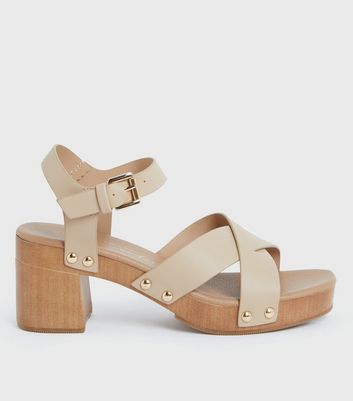 Tan Leather-Look Espadrille Wedge Heel Sandals New Look | £29.99 | Mirror  Online