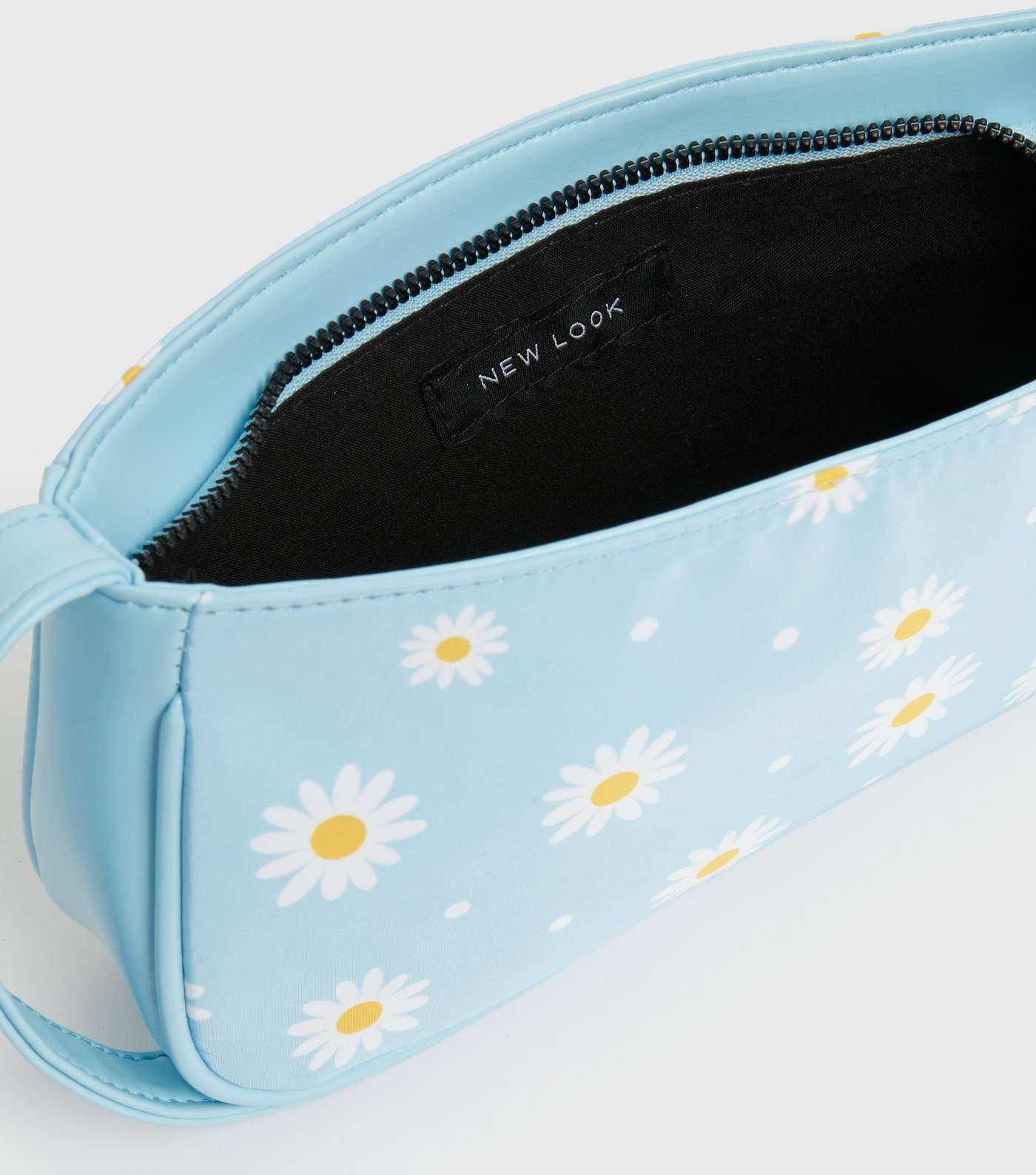 Girls Pale Blue Daisy Shoulder Bag Image 3