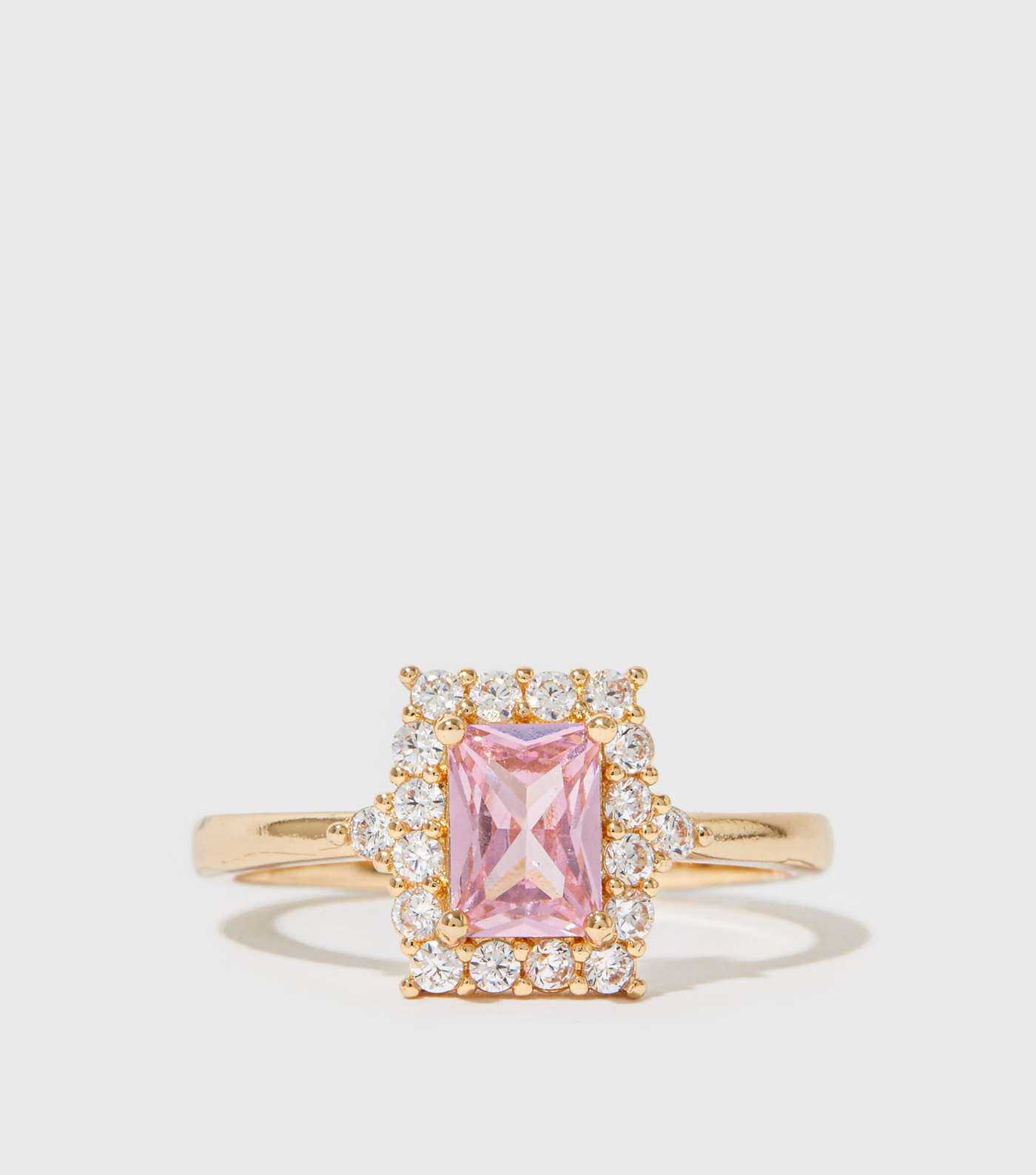 Pink Vintage Cubic Zirconia Ring