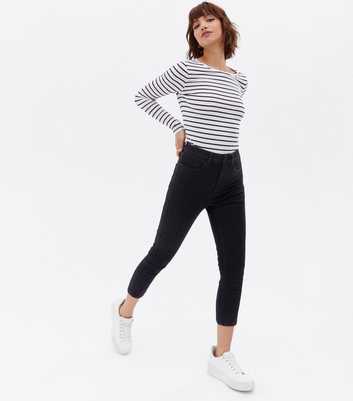 Black Crop Lift & Shape Jenna Skinny Jeans