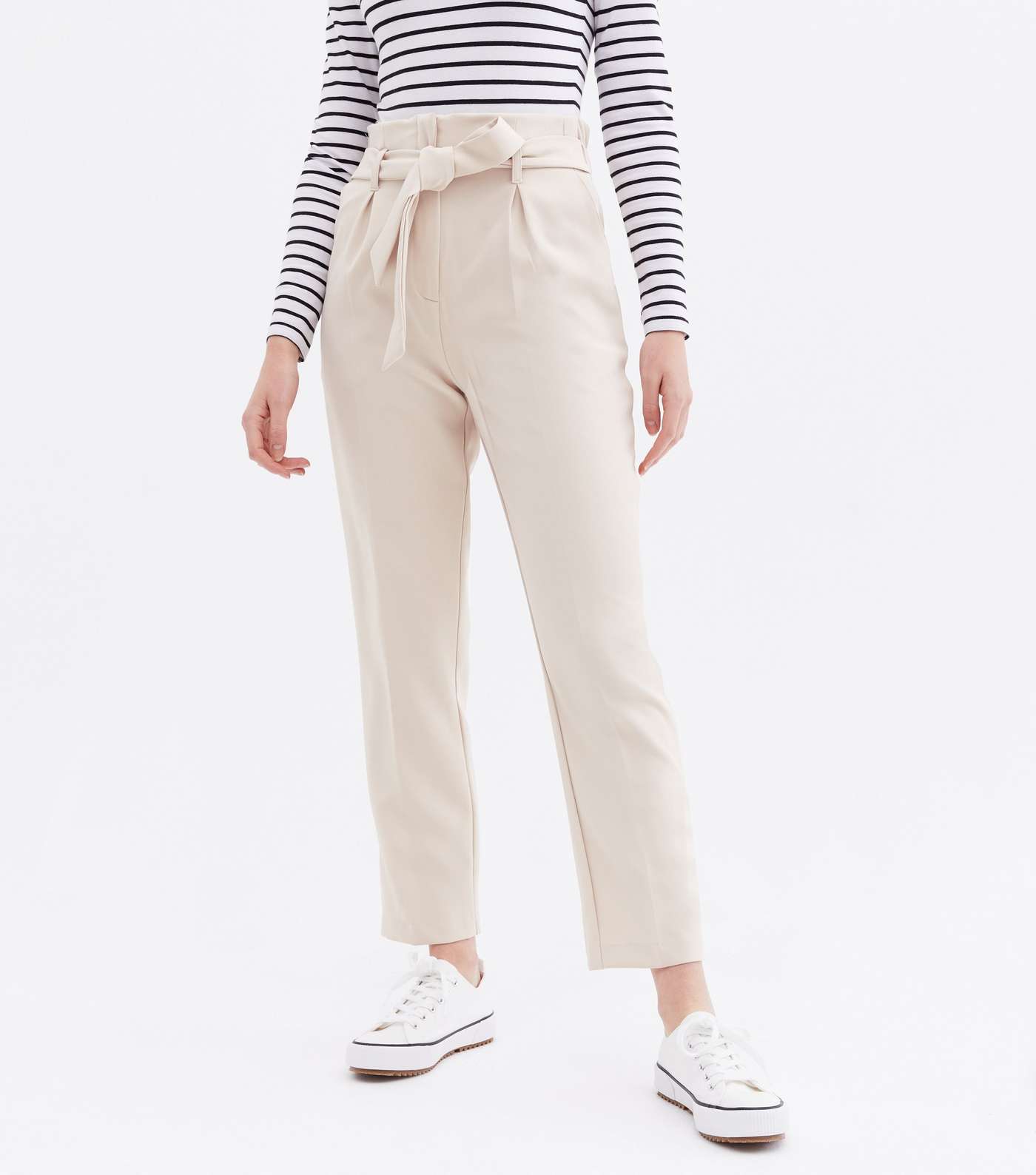 Stone Belted High Waist Trousers Image 2