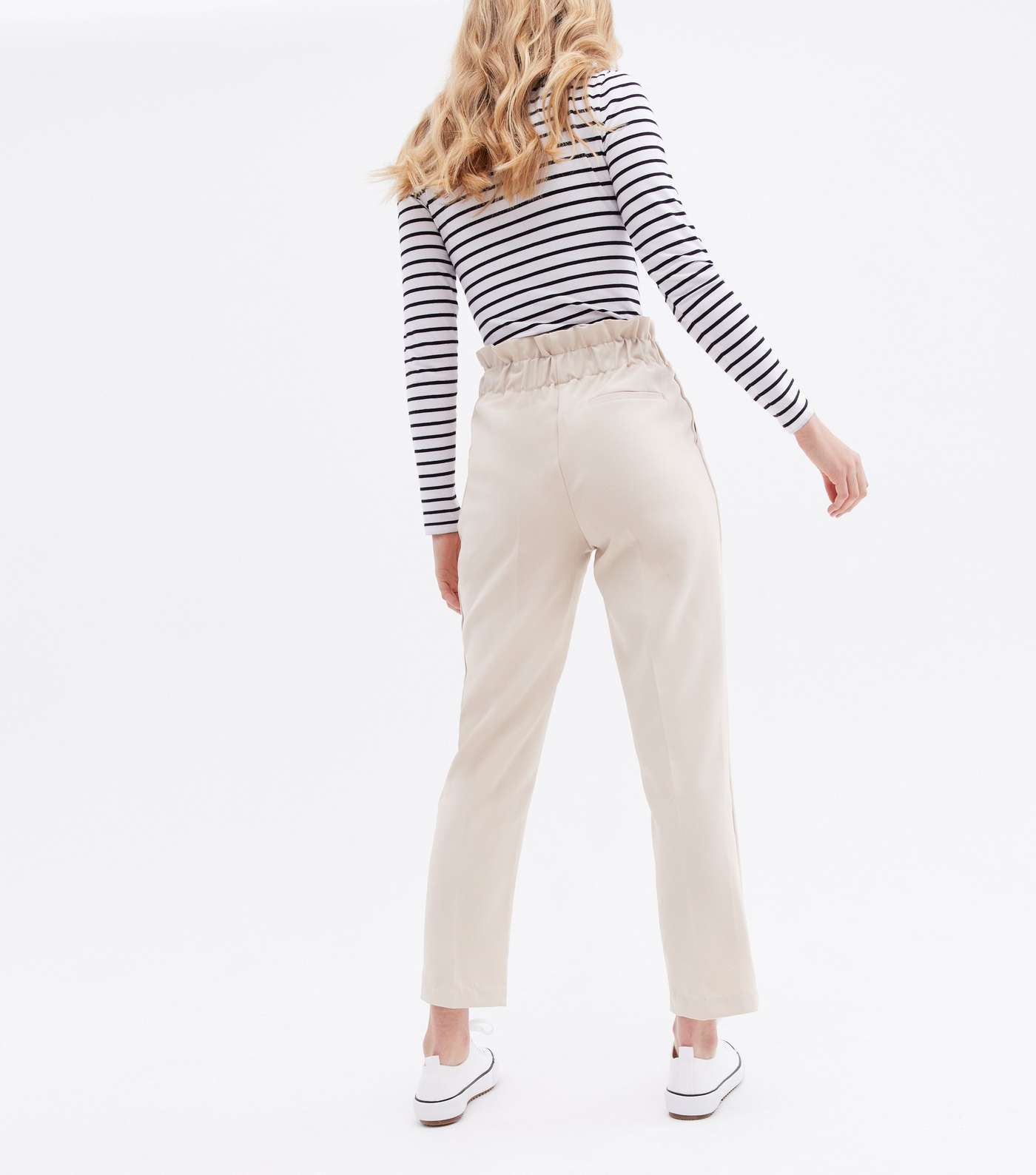 Stone Belted High Waist Trousers Image 4